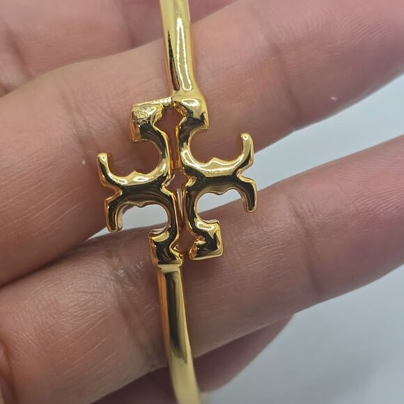 Tory Burch Logo Bangle Bracelet (Clearance) - Picture 5 of 11